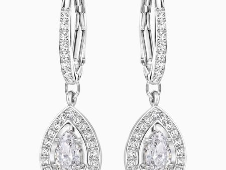 Swarovski Attract Pierced Earrings White on Sale