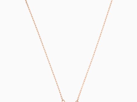 Swarovski Dazzling Swan Necklace Multi-Colored Rose-Gold Tone Online now