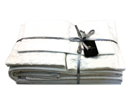 Valeron Bolero Bedspread Set Super King - White Discount