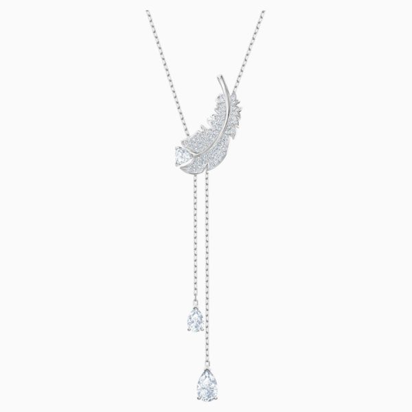 Swarovski Nice Y Necklace White on Sale