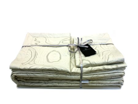 Valeron Augusto Bedspread Set Super King - Cream Cheap