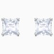 Swarovski Attract Stud Pierced Earrings White Sale