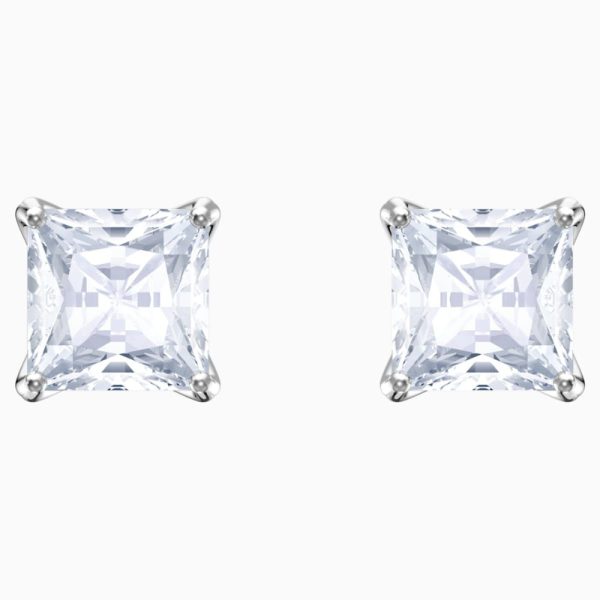 Swarovski Attract Stud Pierced Earrings White Sale