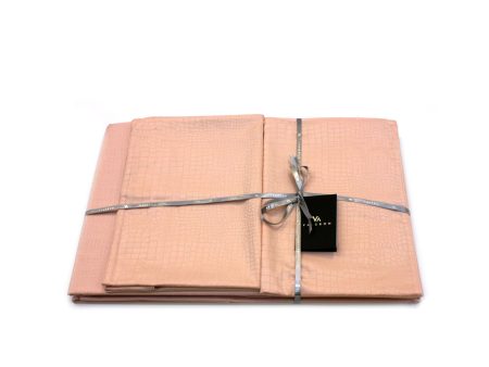 Valeron Crocodile Duvet Cover Set - Pink For Discount