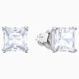 Swarovski Attract Stud Pierced Earrings White Sale