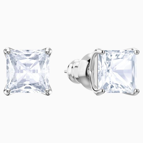 Swarovski Attract Stud Pierced Earrings White Sale