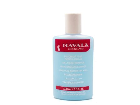 Mavala Nail Polish  Remover Blue Plastic - 100ml Supply