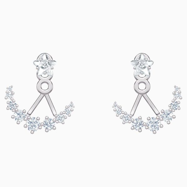 Swarovski PenÃƒÂ©lope Cruz Moonsun Pierced Earring Jackets White Cheap