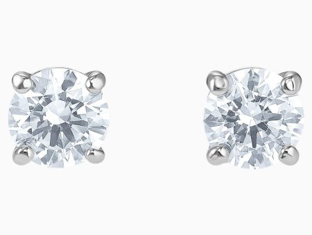 Swarovski Attract Stud Pierced Earrings White Sale