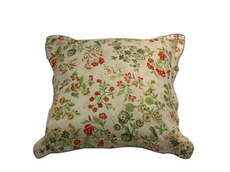 Pip Studio Jaipur Flower Cushion Square Khaki 45X45 cm Online Hot Sale