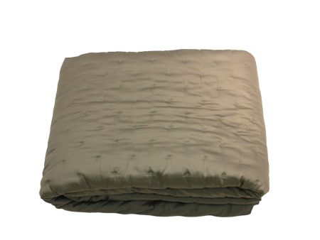 Yves Delorme Triomphe Platine Quilted Bedspread For Discount