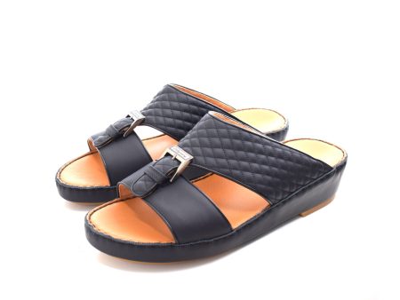 Asproni Sandal Matt Calf Padded Black Fashion