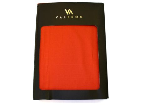 Valeron Plain Fitted Sheet Set Red For Sale