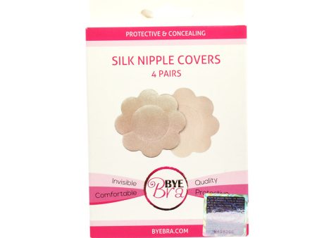 Bye Bra Silk Nipple Covers Wide Nude 6CM For Cheap