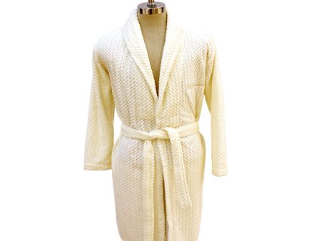 Blumarine Chevron Dressing Gown Beige For Discount