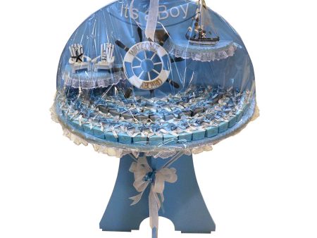 Godiva Blue Baby Shower Stand With Chocolate 2kg Online Sale