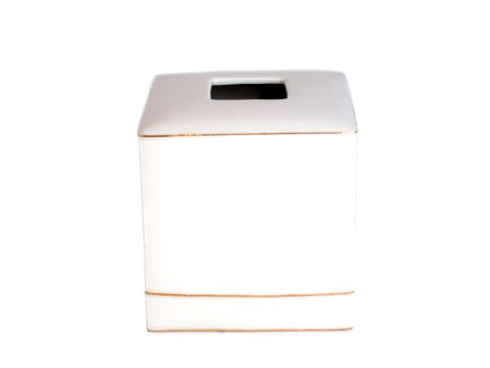 J.Queen New York St. Honore Tissue Holder White Online now