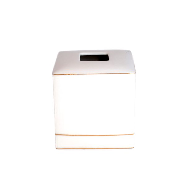 J.Queen New York St. Honore Tissue Holder White Online now