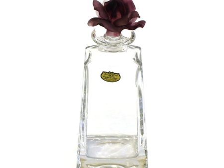 Cristal De Paris Crystal Bottle Molten Glass Lid Online Sale