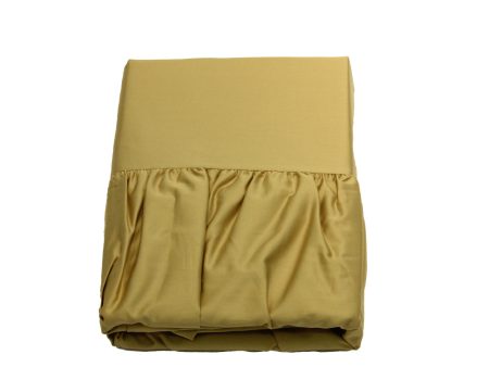 Valeron Plain Bedskirt Light Brown For Discount