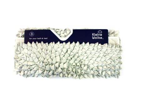 Kleine Wolke Falbala Bath Rug Light Grey Online Hot Sale