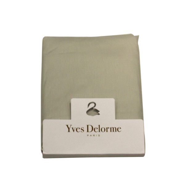 Yves Delorme Triomphe Silver Fitted Sheet For Discount