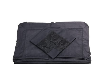 Valeron Arles Navy Superking Quilt Cover Set Online now