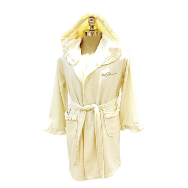 Blumarine Morena Bathrobe Pearl Fashion