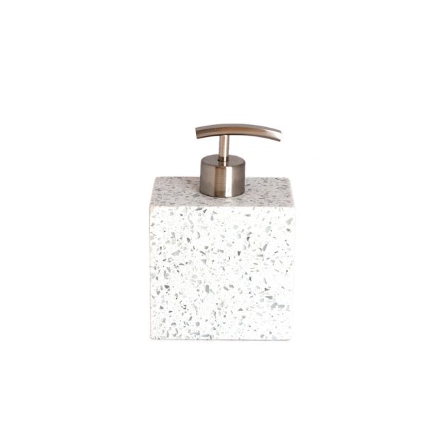 J.Queen New York Terrazo Lotion Dispenser Light Grey on Sale