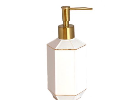 J.Queen New York St. Honore Lotion Dispenser White For Discount