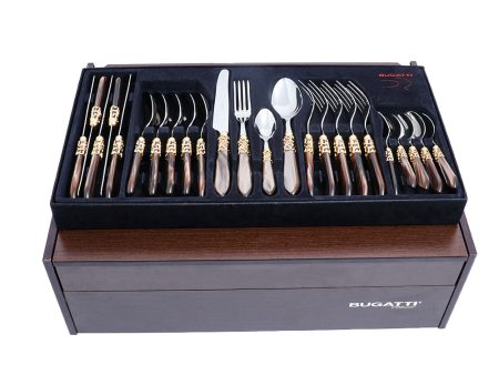 Bugatti Melodia Cutlery Set 78Pcs Gold Hot on Sale