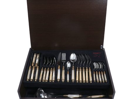 Bugatti Rinasx Cutlery Set 78Pcs Ivory For Discount