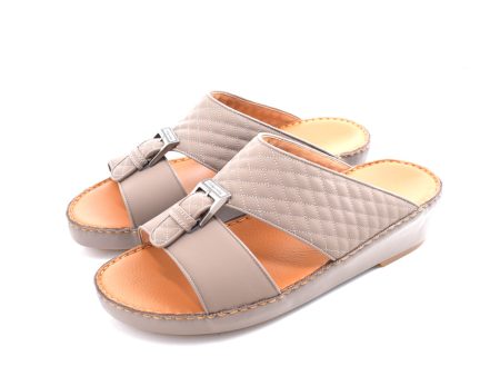 Asproni Sandal Matt Calf Padded Calf Taupe Sale