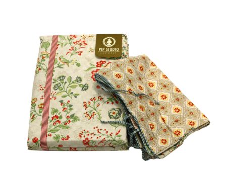 Pip Studio Jaipur Flower Duvet Cover Set 240X220 cm Sale