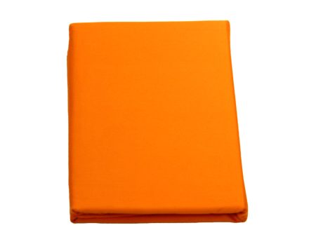 Valeron Orange Plain Dyed Sheet Set Online Sale