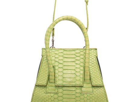 Kyra Adriana Triangle Lime Green Bag Basic Online Sale