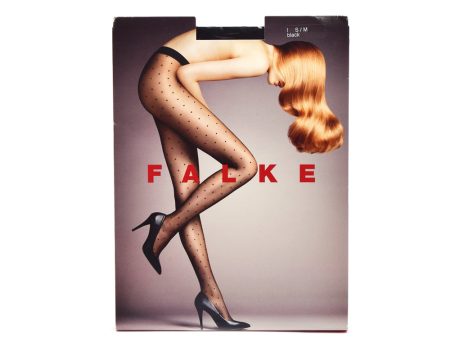 Falke Dot Black Size M L on Sale