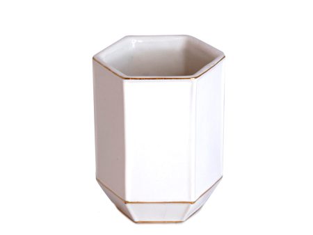 J.Queen New York St. Honore Tumbler White Online Sale