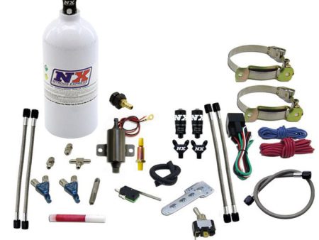 Nitrous Express 2 Cyl Piranha Nitrous Kit w 2.5lb Bottle Fashion