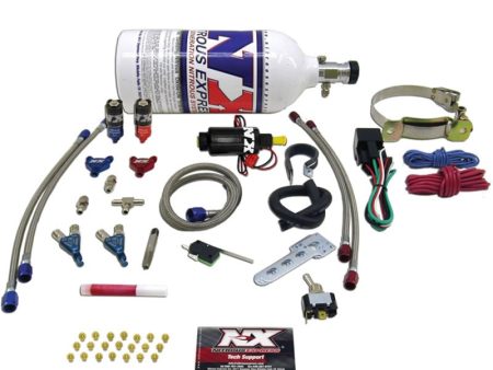 Nitrous Express 2 Cyl Piranha Nitrous Kit w 2.5lb Bottle on Sale