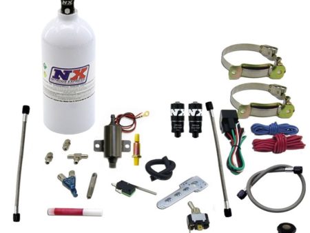 Nitrous Express 2 Cyl Piranha Nitrous Kit (V-Twins w Single Carb) w 2.5lb Bottle For Sale